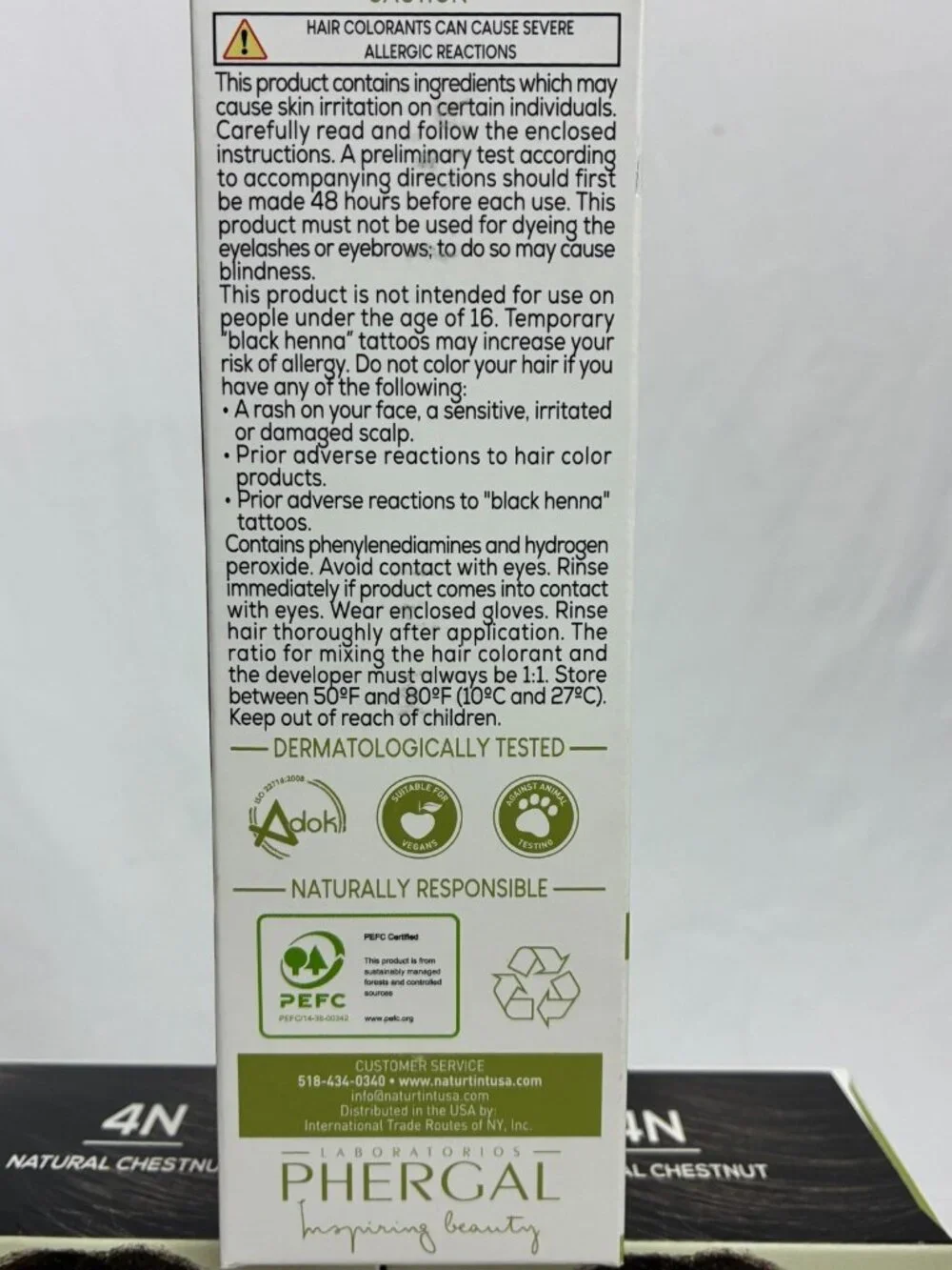 Naturtint 4N Permanent Hair Color Gel Natural Chestnut Brown 3 Pack EXP 012030